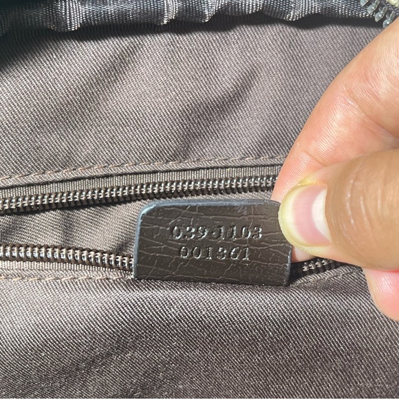 VINTAGE GUCCI black/brown Horsebit chain Medium Bag - Picture 7 of 9